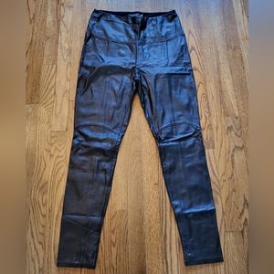 Lysse faux moto leggings